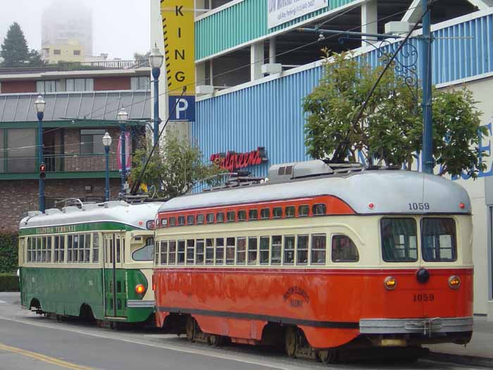 San Francisco MUNI PCC Boston streetcar 1059